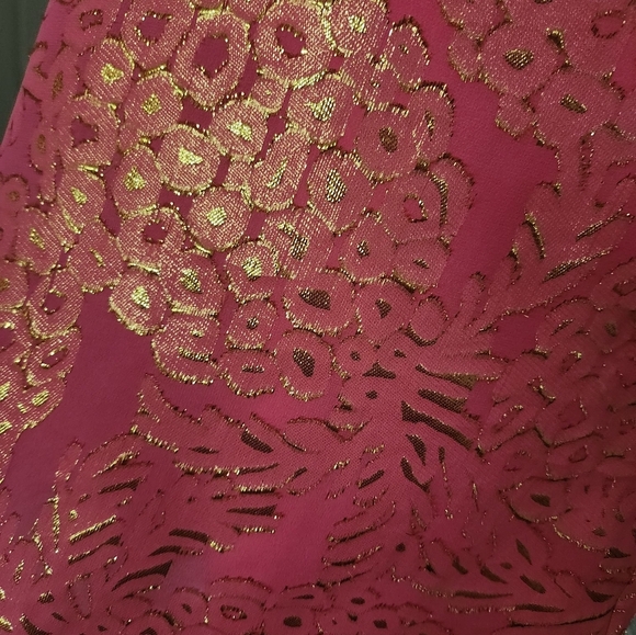 Lilly Pulitzer Lela Silk Dress Coral Reef Pinapple - Picture 7 of 8